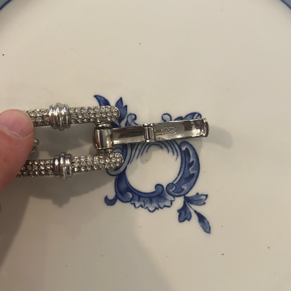 Christian Dior Vintage Chain Link Swarovski Crystal Bracelet - Picture 4 of 8